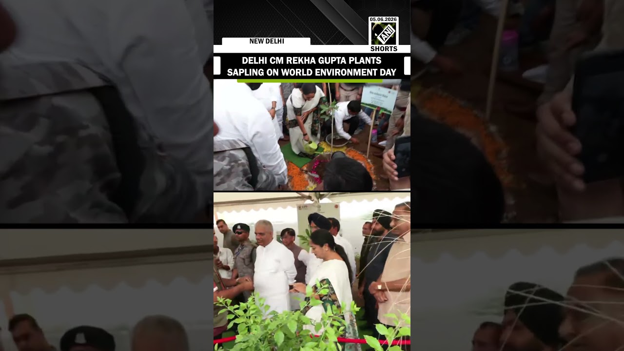 Delhi CM and Environment Min. plant sapling at &lsquo;Namo Oxygen Van&rsquo; in Maidangarhi | Environment Day