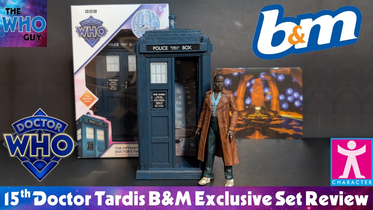 Doctor Who 15th Doctor Tardis B&M Exclusive Set Review