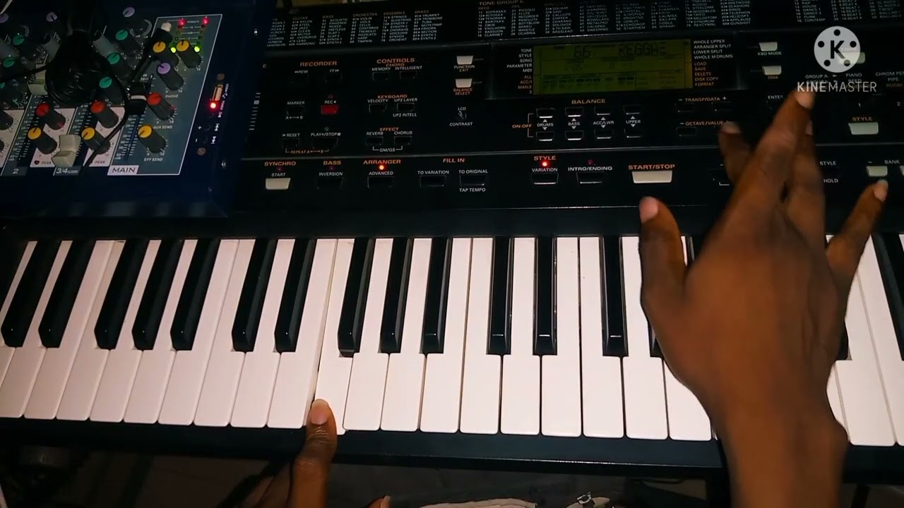 How To play Ghanaian reggae Bass Lines on the keyboard