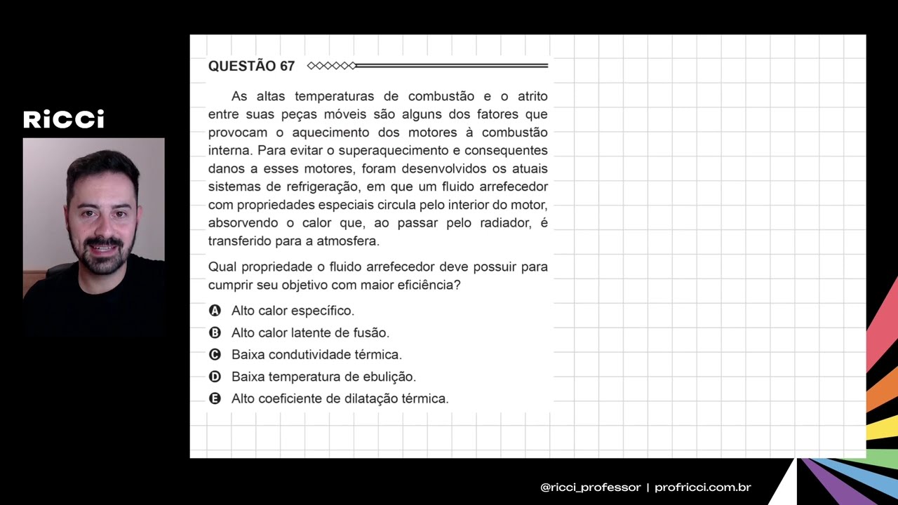[Termologia] ENEM 2015 | Questão 67 (Caderno Amarelo)