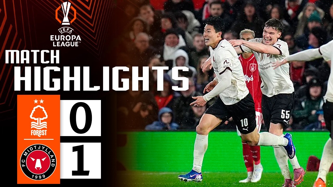 Ноттингем Форест vs Мидтьюлланд | 0-1 | Основные моменты | Лига Европы УЕФА 2025/26 | Лес Мидтьюл...