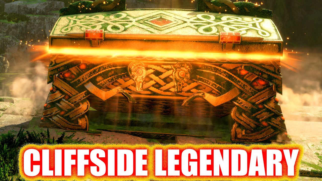Cliffside Ruins Legendary Chest (01:29) - God of War Ragnarok Easy Guide