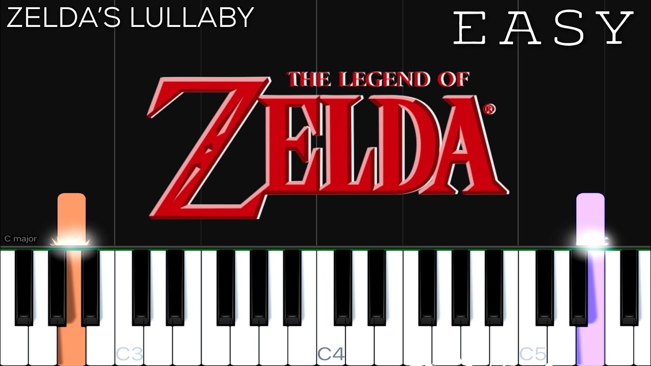 Zelda’s Lullaby - The Legend Of Zelda: Ocarina Of Time | EASY Piano Tutorial | Arr. Torby Brand