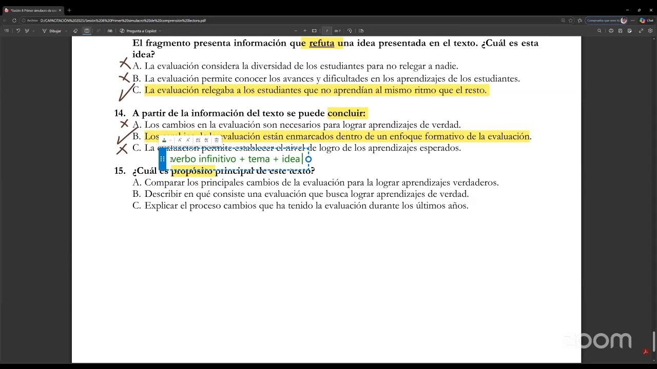 COMPRENSIÓN LECTORA