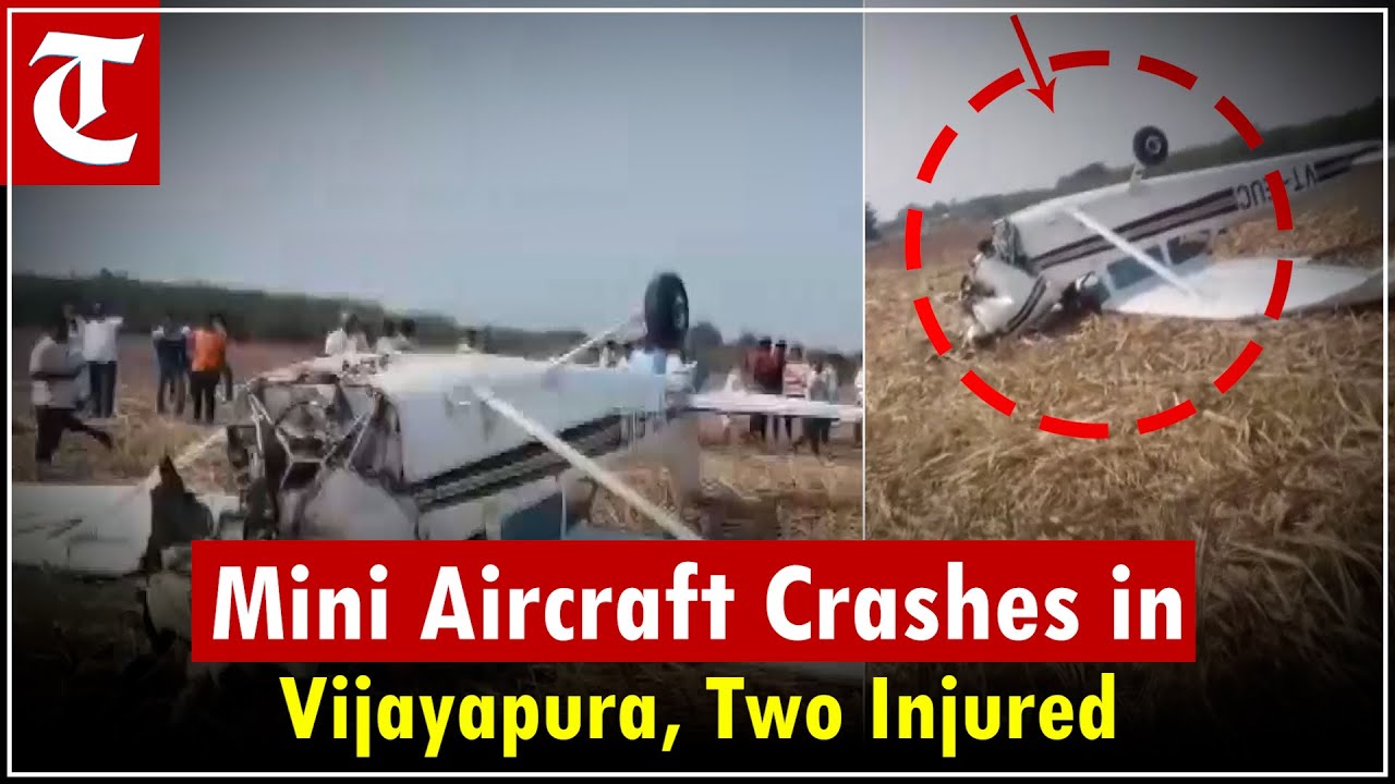 Private mini aircraft crashes at Mangaluru village, both occupants eject out