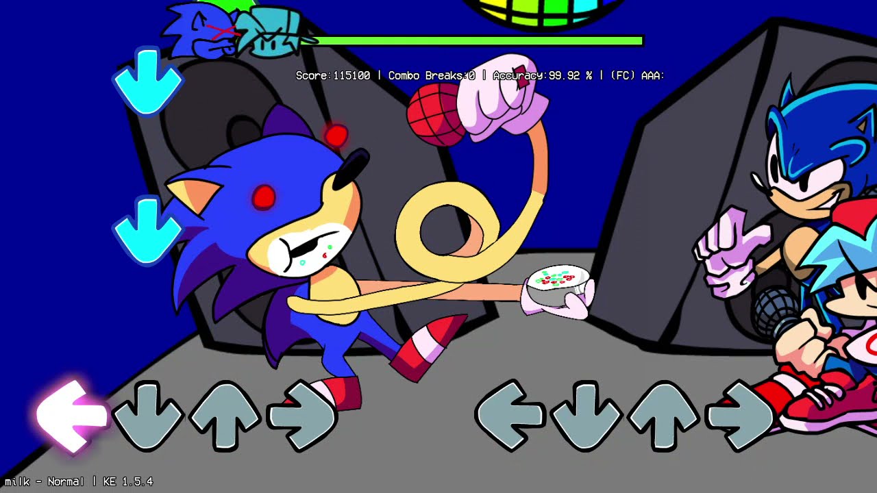 FNF Sonic.exe (Milk)