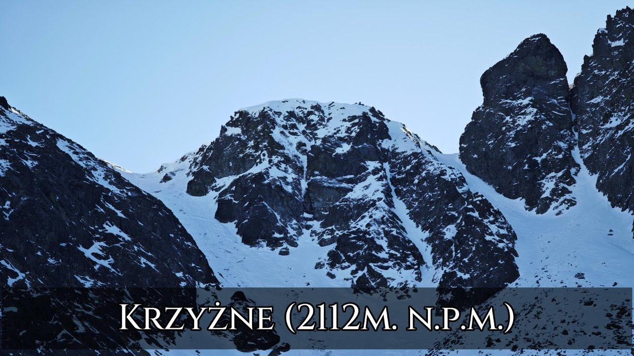 Krzyżne (2112m. n.p.m.) - tatrzańska przełęcz w zimowych warunkach