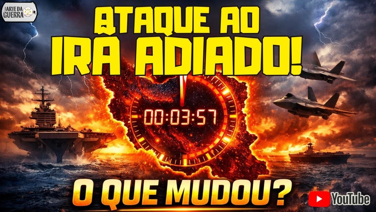Trump  Adia Ataque ao Irã  Mais Uma Vez