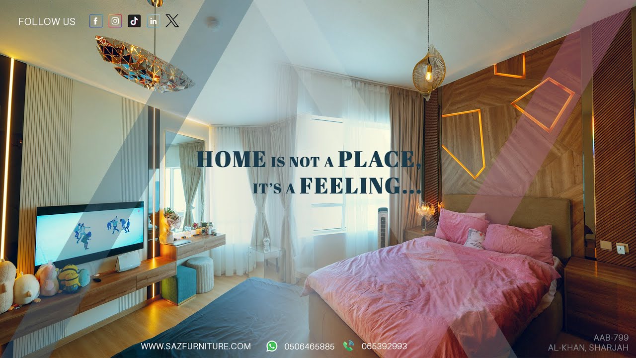 Interior Bedrooms Design & Decoration | Luxuries Project Tour of AAB799. #youtube #interiordesign