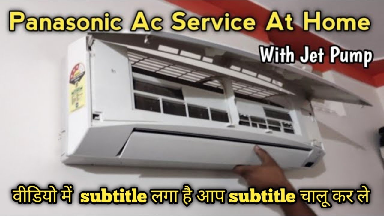 Panasonic Inverter Split Ac Service At Home | Panasonic Inverter split Ac Ghar Me Service Kaise kare