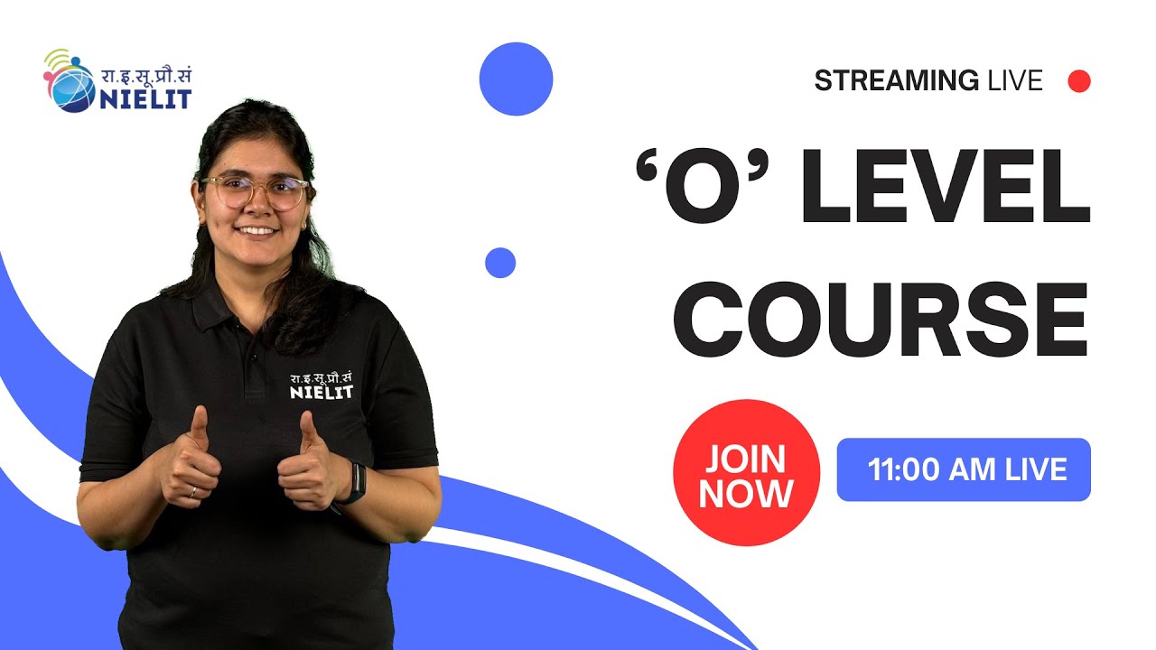 NIELIT O Level Live Online Class | Daily Class | Day 14
