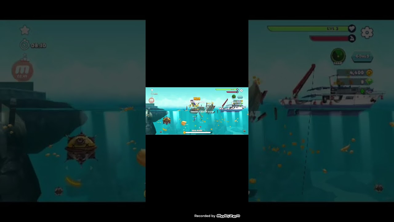 Jugando juego de tiburones