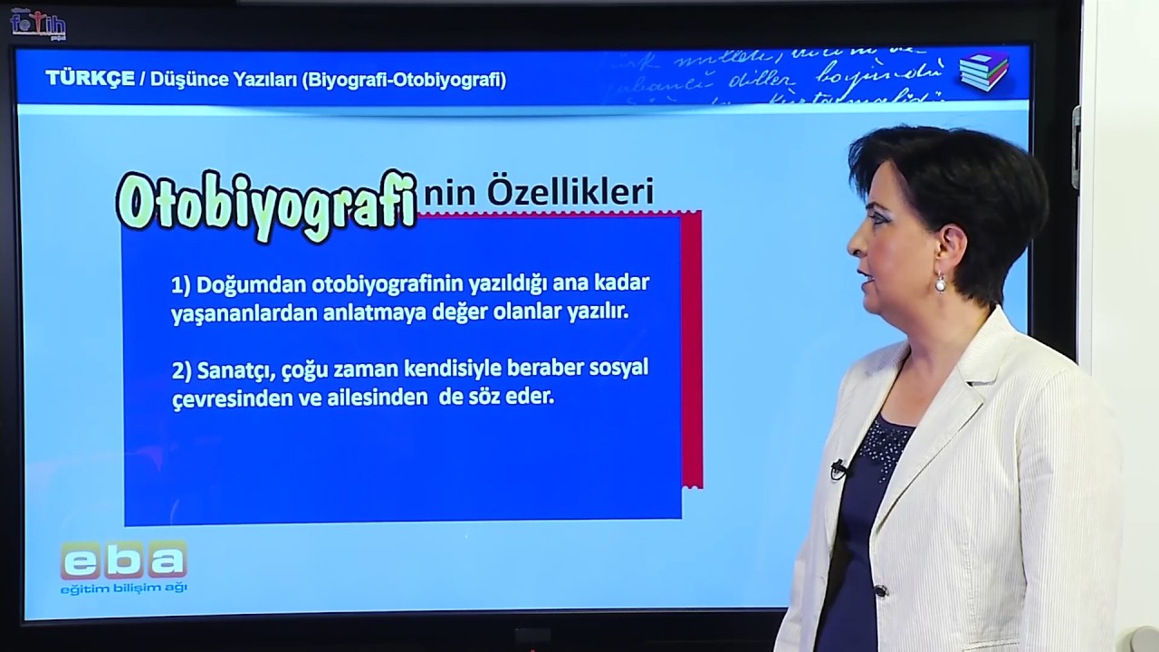Düzyazı Türleri (Biyografi - Otobiyografi ) Konu Anlatımı
