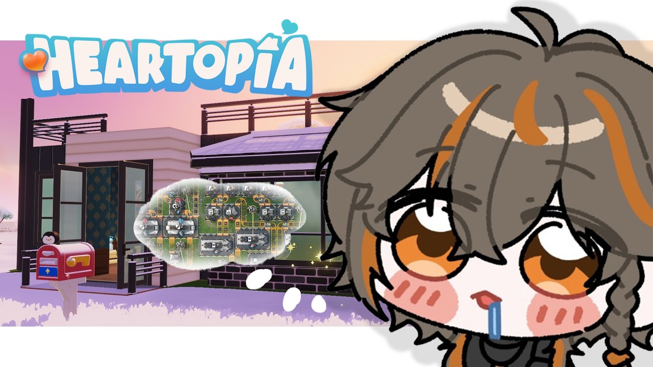 【 Heartopia 】 gapapa rumah jelek yang penting pabrik jalan