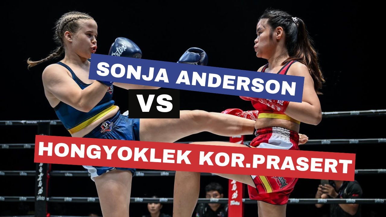 Female Elbow KO: Hongyoklek Kor.Prasert Gym VS Sonja Anderson