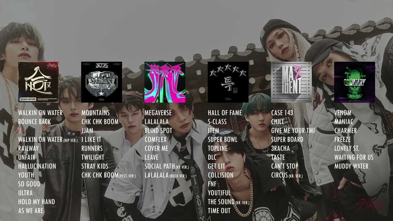 Stray Kids -- 6 FULL ALBUM PLAYLIST || Latest CB 'Walkin On Water'