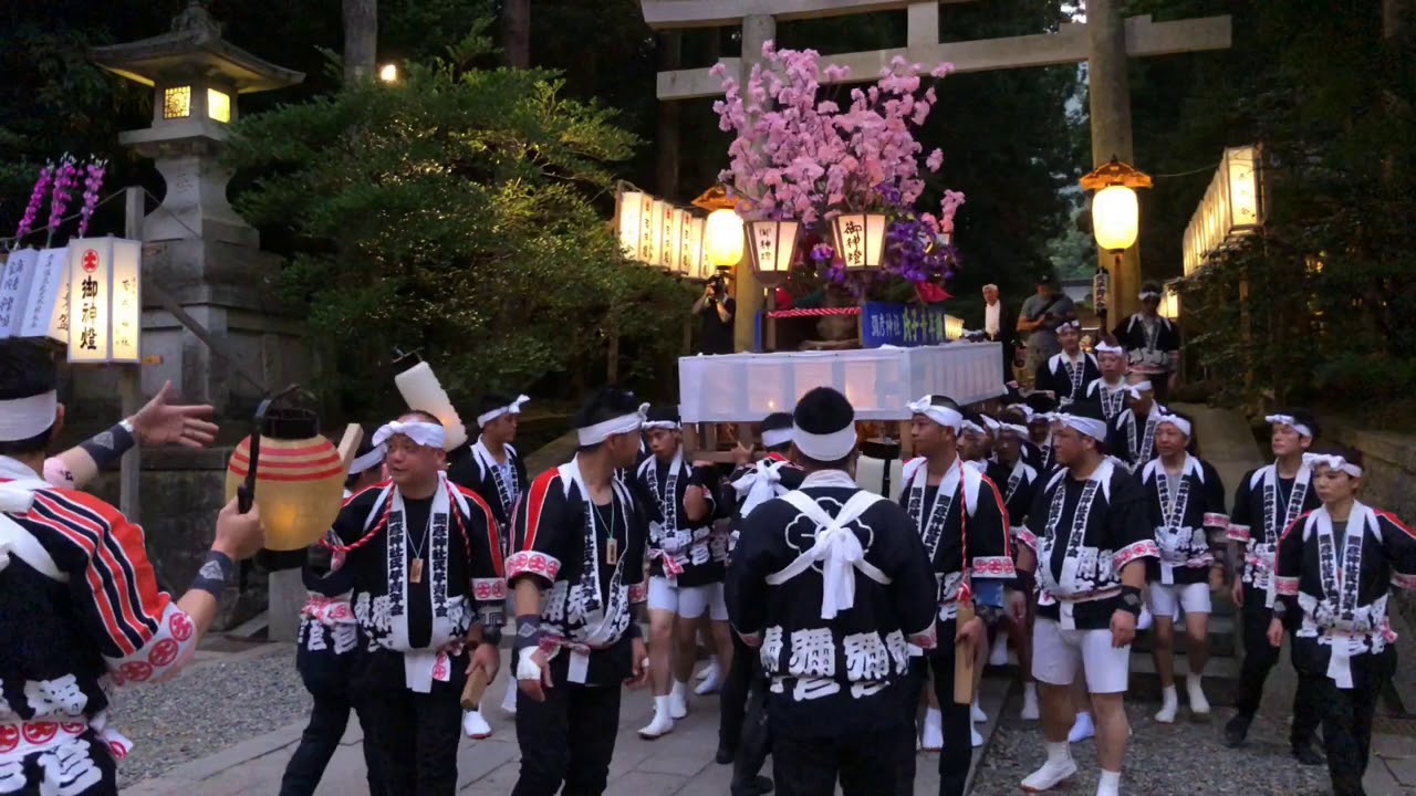 弥彦燈籠まつり2018夜①