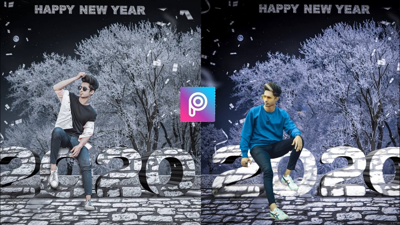 Picsart Photo Editing 2020 Happy New Year || New Photo Editing Picsart 2020 || Best Photo Editing