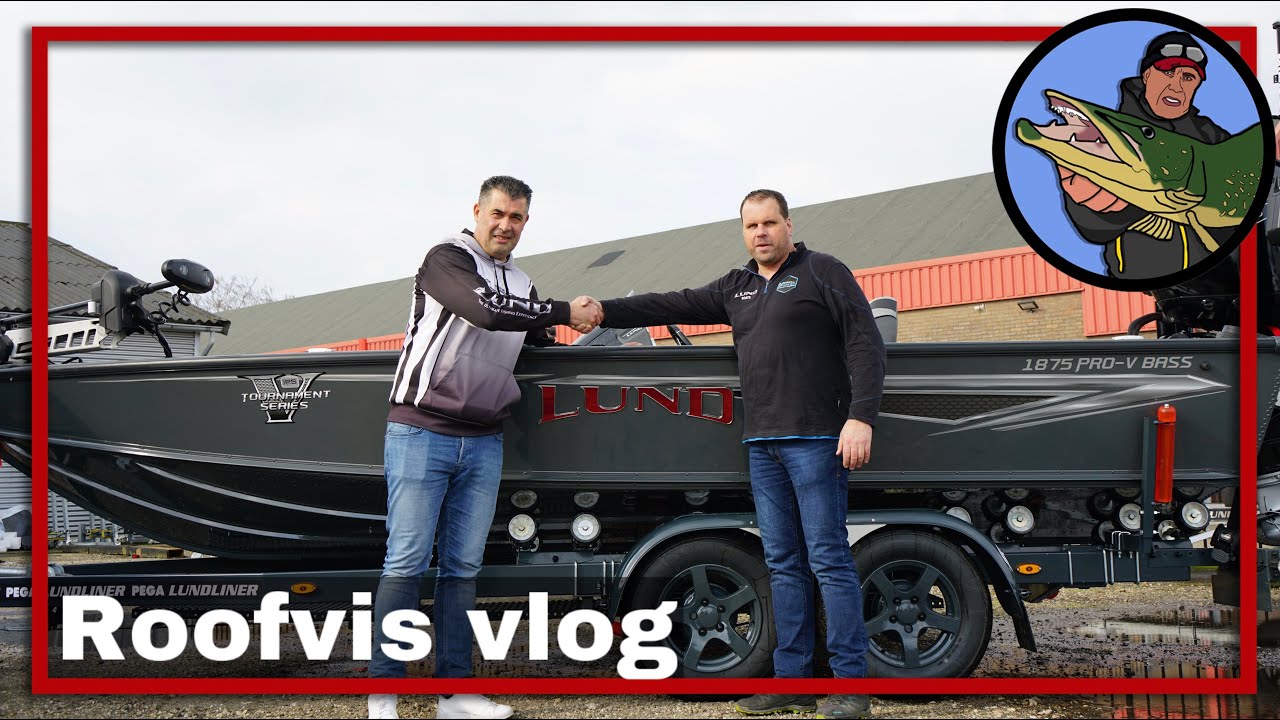 🎣 MIJN NIEUWE VISBOOT OPHALEN, DE LUND 1875 PRO V BASS BS | vissen op roofvissen | baars vissen #7