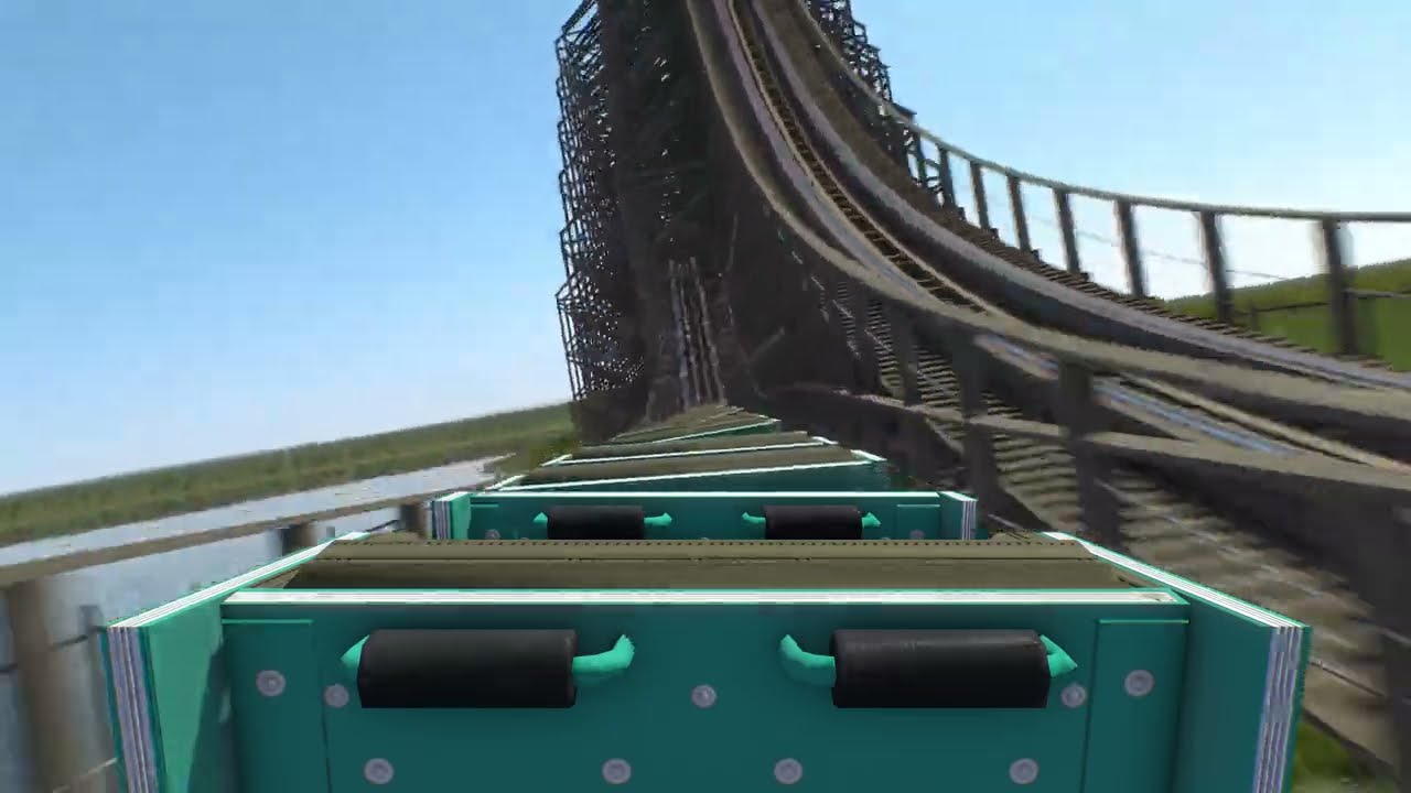 Tsunami - Airtime Filled CCI Wooden Coaster - Nolimits 2 Roller Coaster Simulator