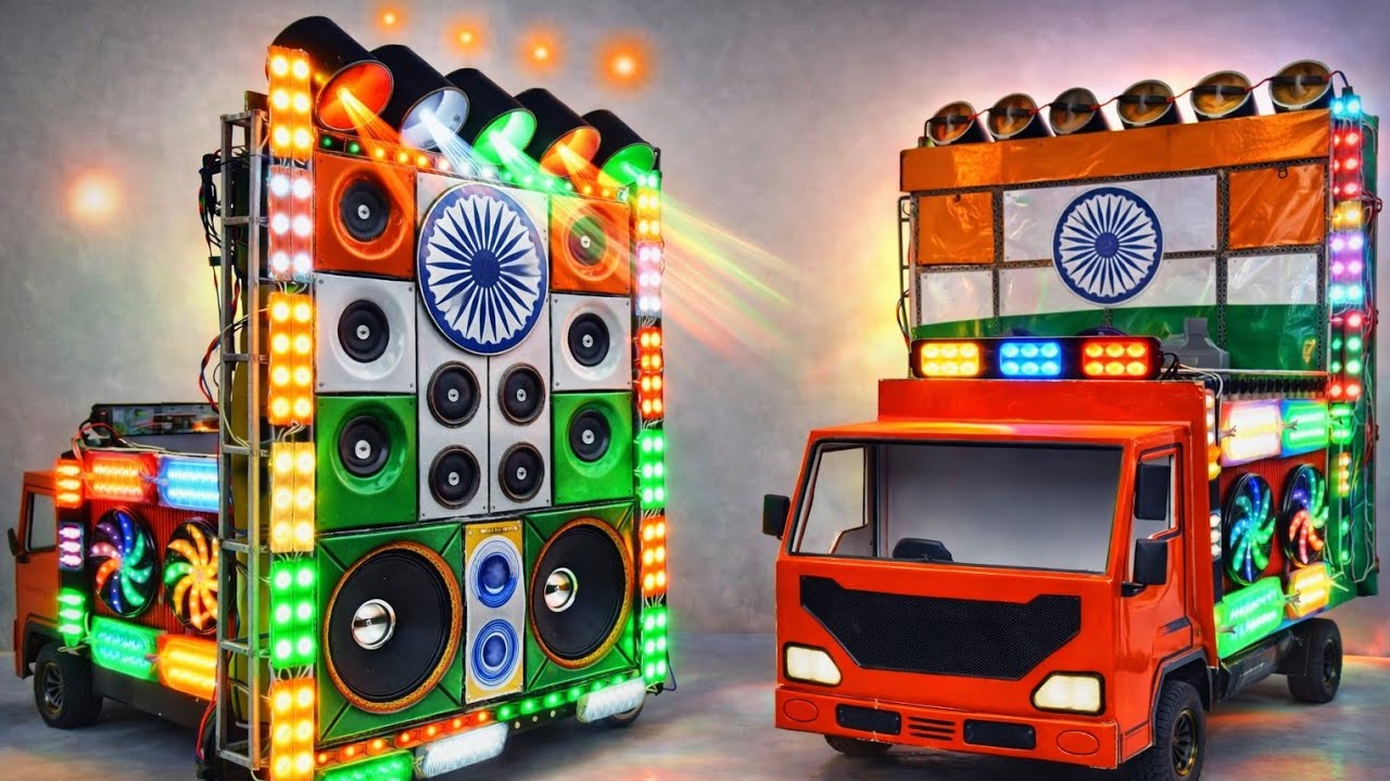  Mini Dj Truck Setup Loading | how to make mini dj truck with Cardboard | Mini Dj Setup | dj wala