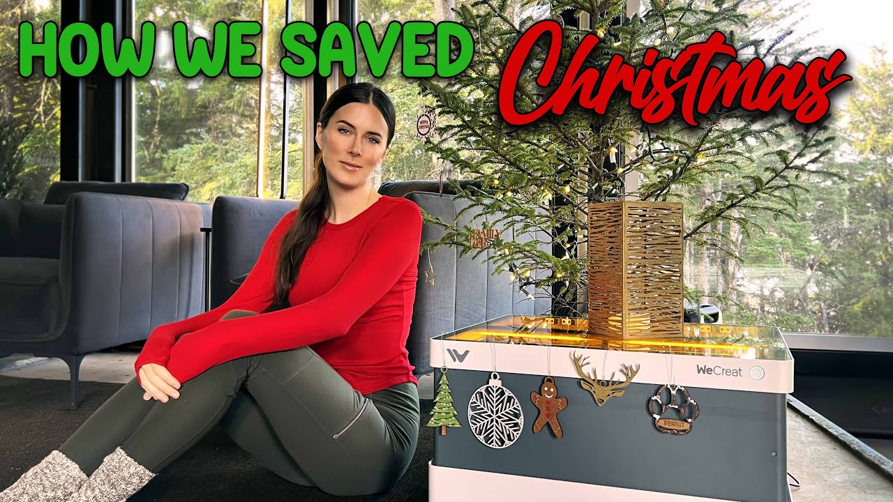 I'M STILL SHOCKED! .... DIY CHRISTMAS using the WECREAT LASER ENGRAVER #laser #laserengraving #diy
