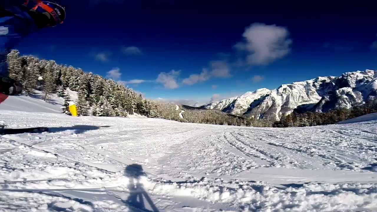 Fun skiing in Madonna di Campiglio GoPro