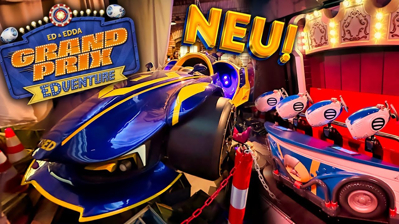 GRAND PRIX EDVENTURE-ERÖFFNUNG im EUROPA-PARK | So fährt sich der NEUE Dark Ride | NEUHEIT 2025