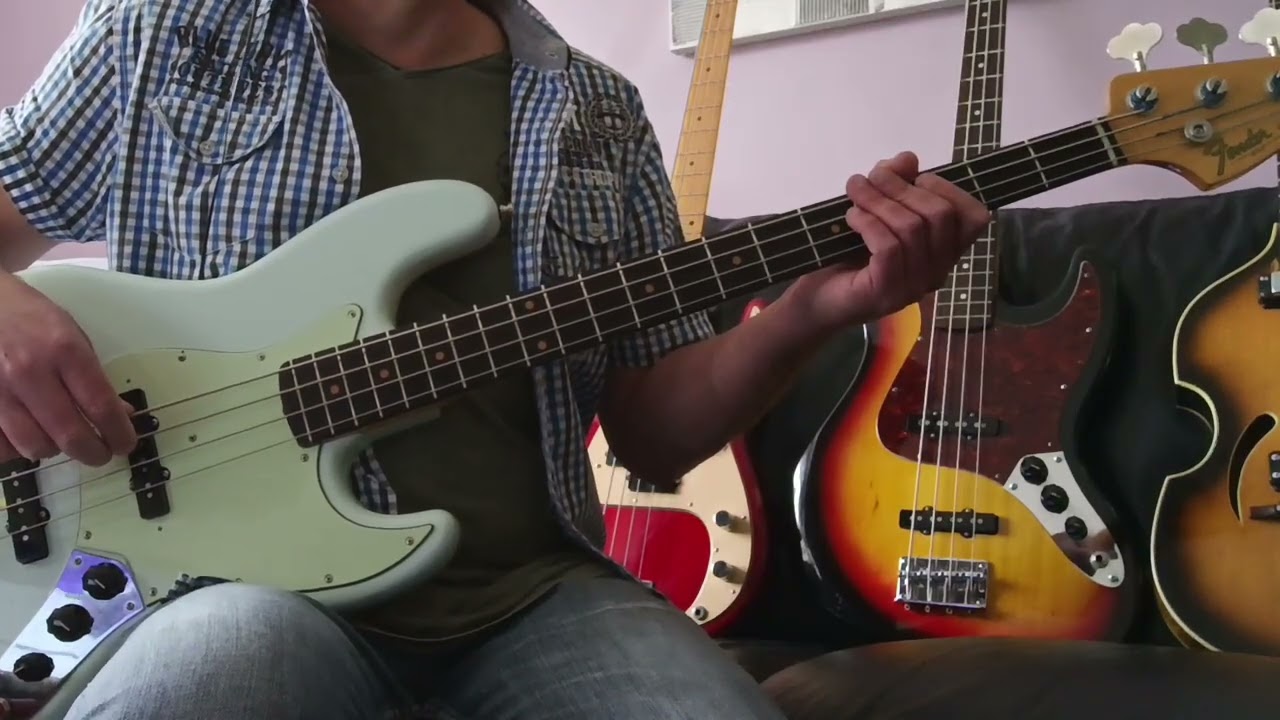 Face To Grey (Visage) Bass Cover Fender Jazz Bass US Original 60's 2019