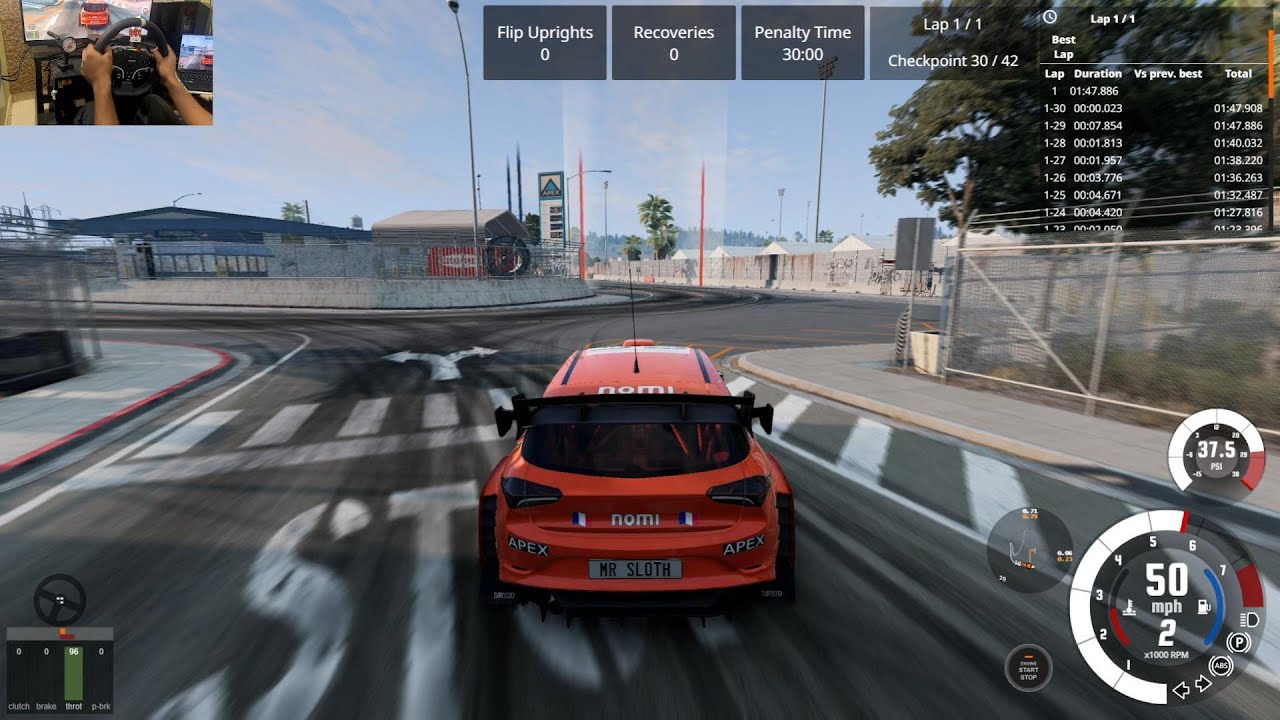 Trying out the new scenario in BEAM NG DRIVE | Moza R5