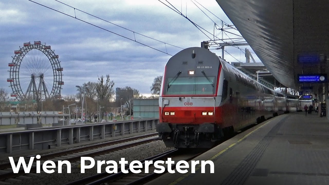 Austrian Trains Vlog #22 - Trains at Wien Praterstern in Vienna (02.02.2023)