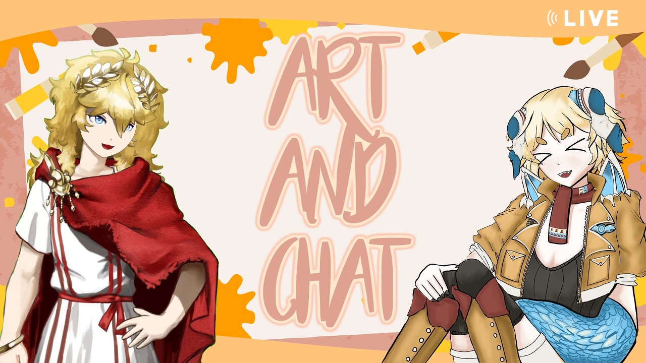 [LIVE] Art and Chat, collab with @sunalbionis