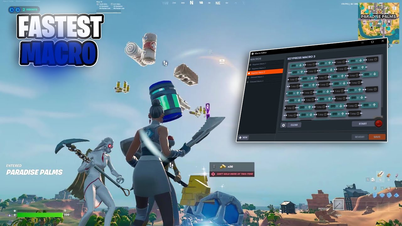How to make the Fastest Pickup Macro in Fortnite Chapter 7