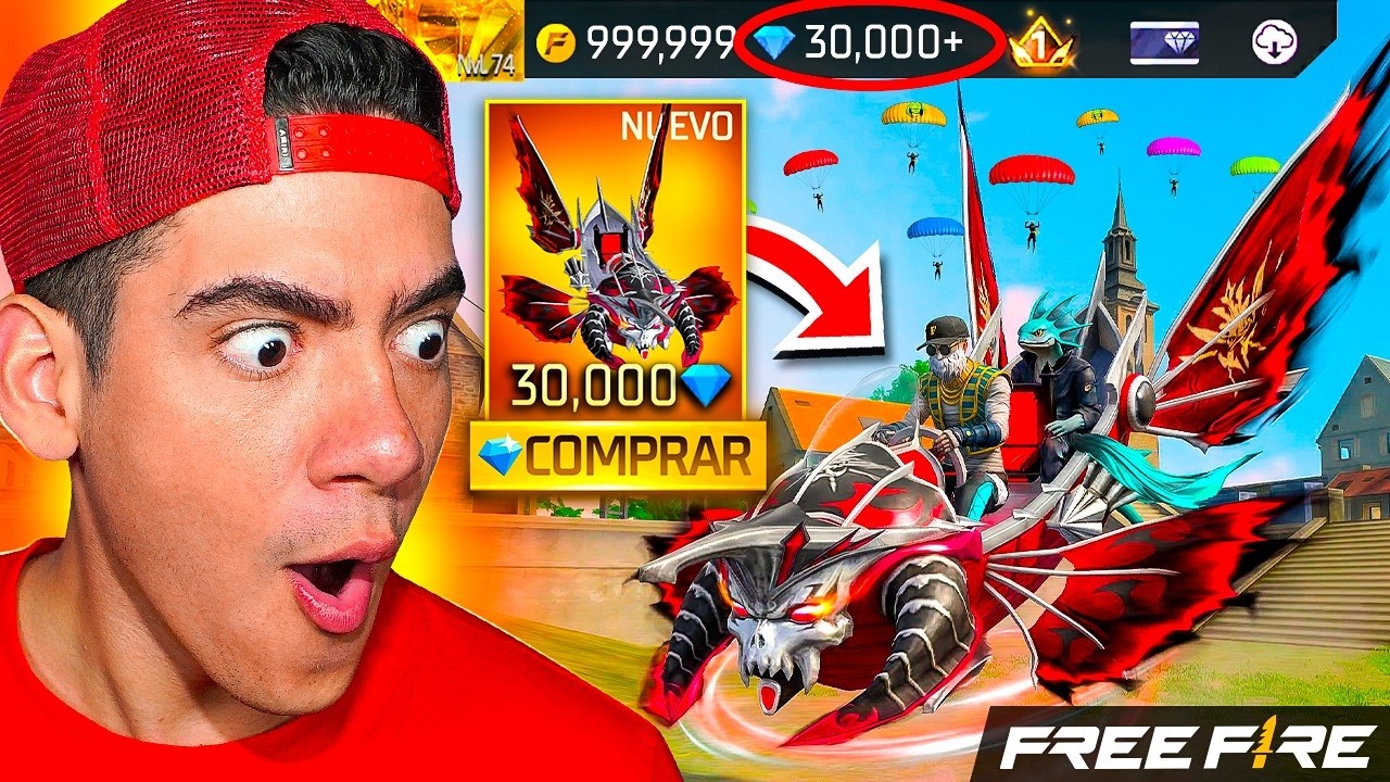 GASTE 30,000 DIAMANTES para OBTENER la MEJOR ALA DELTA de FREE FIRE Y PASO ESTO !! - TheDonato