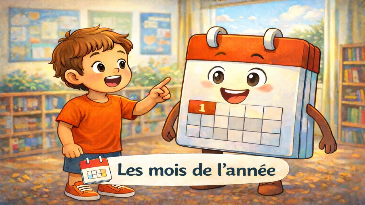 📅 Les mois de l’année – Poème d'Alain Bosquet