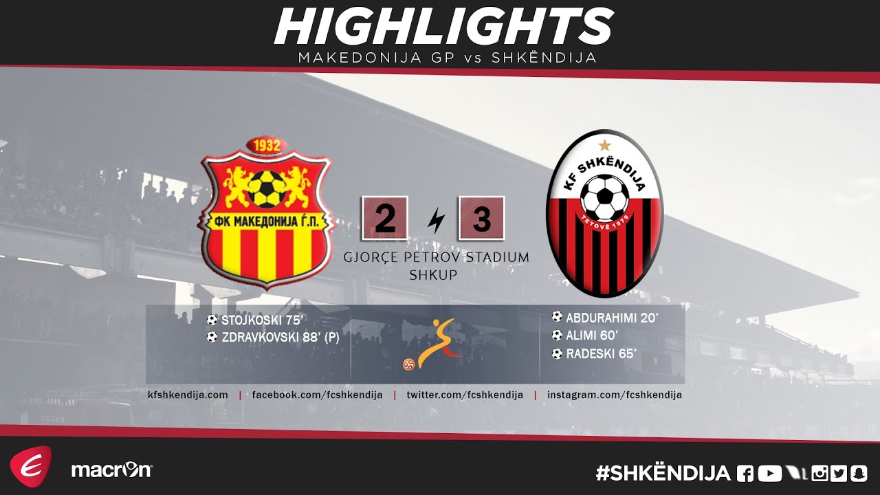 LPFM 2016/2017 | 33rd Round | Highlights | Makedonija GP vs Shkëndija 2-3