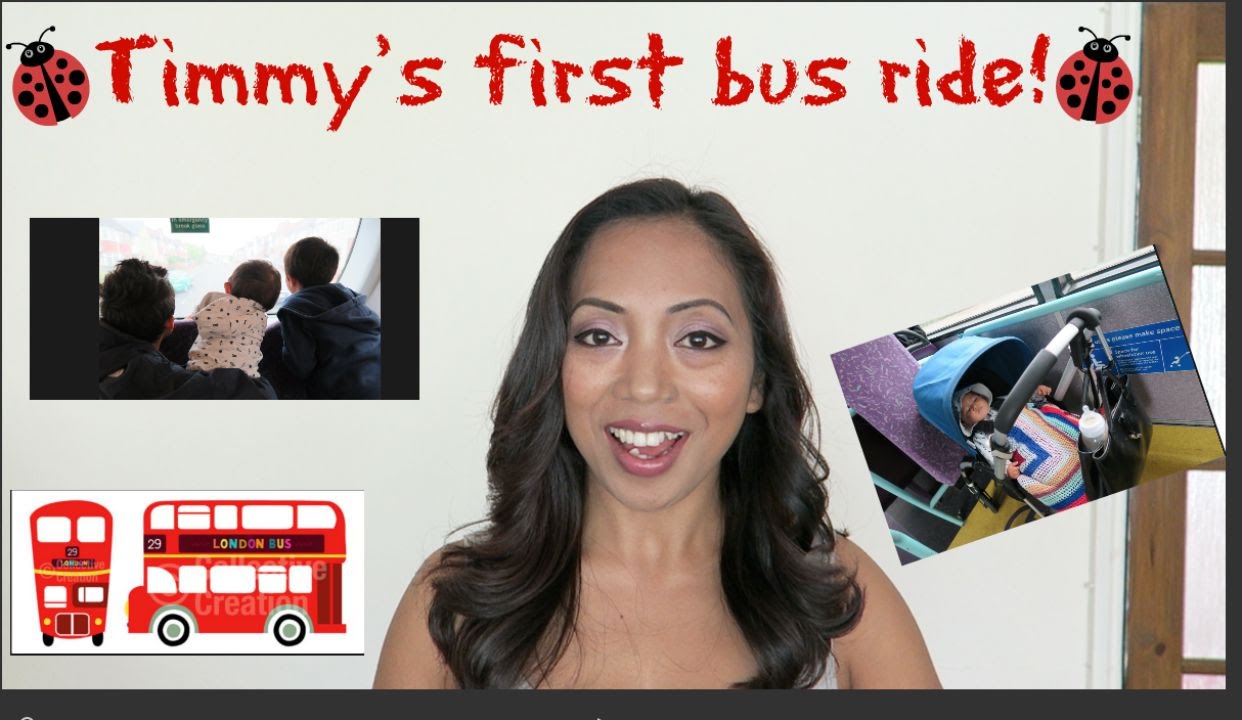 Weekly vlog-Timmy's first bus ride!