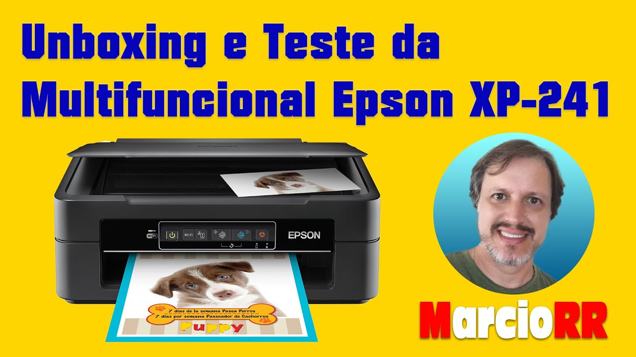 Impressora Multifuncional Epson XP-241 | Unboxing e Teste Completo