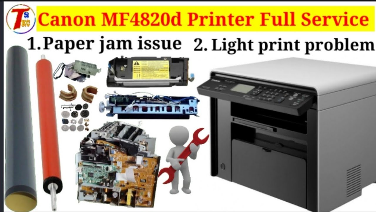 Canon MF 4820d paper jam problem | Canon 4820d paper pickup problem | paper pickup and jam solution
