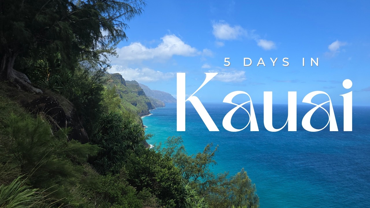 Our Honeymoon in Kauai! | Na Pali Coast, Luau, shaved ice, and more!