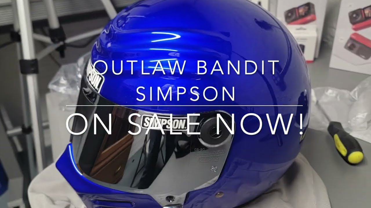 Simpson's Outlaw Bandit Helmet - 100% American Made Bad-Ass!