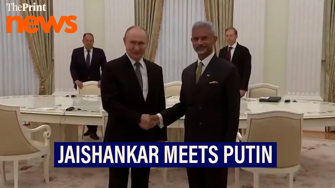 External Affairs Minister Dr. S. Jaishankar meets Russian President Putin