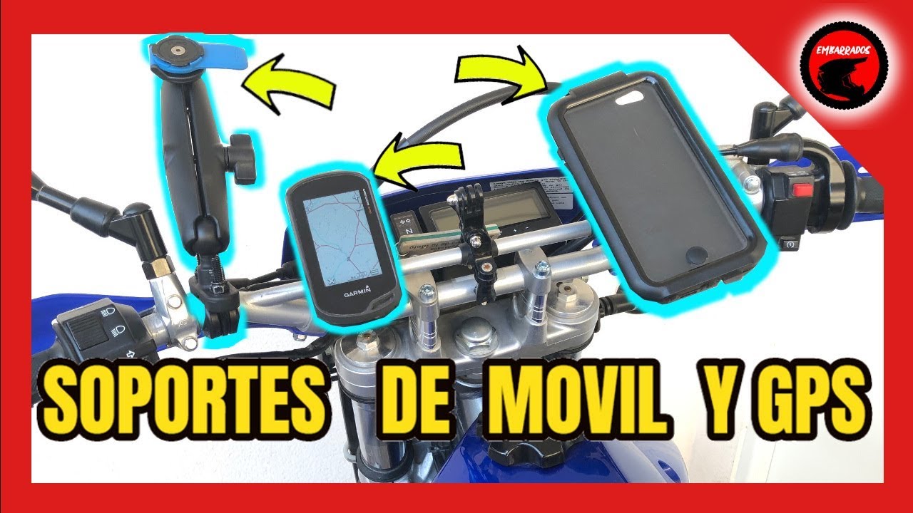 Soporte de móvil y gps  moto | quad lock | ram mount | garmin