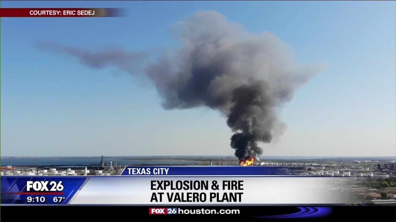 No injuries in fire at Valero Energy facility in Texas City