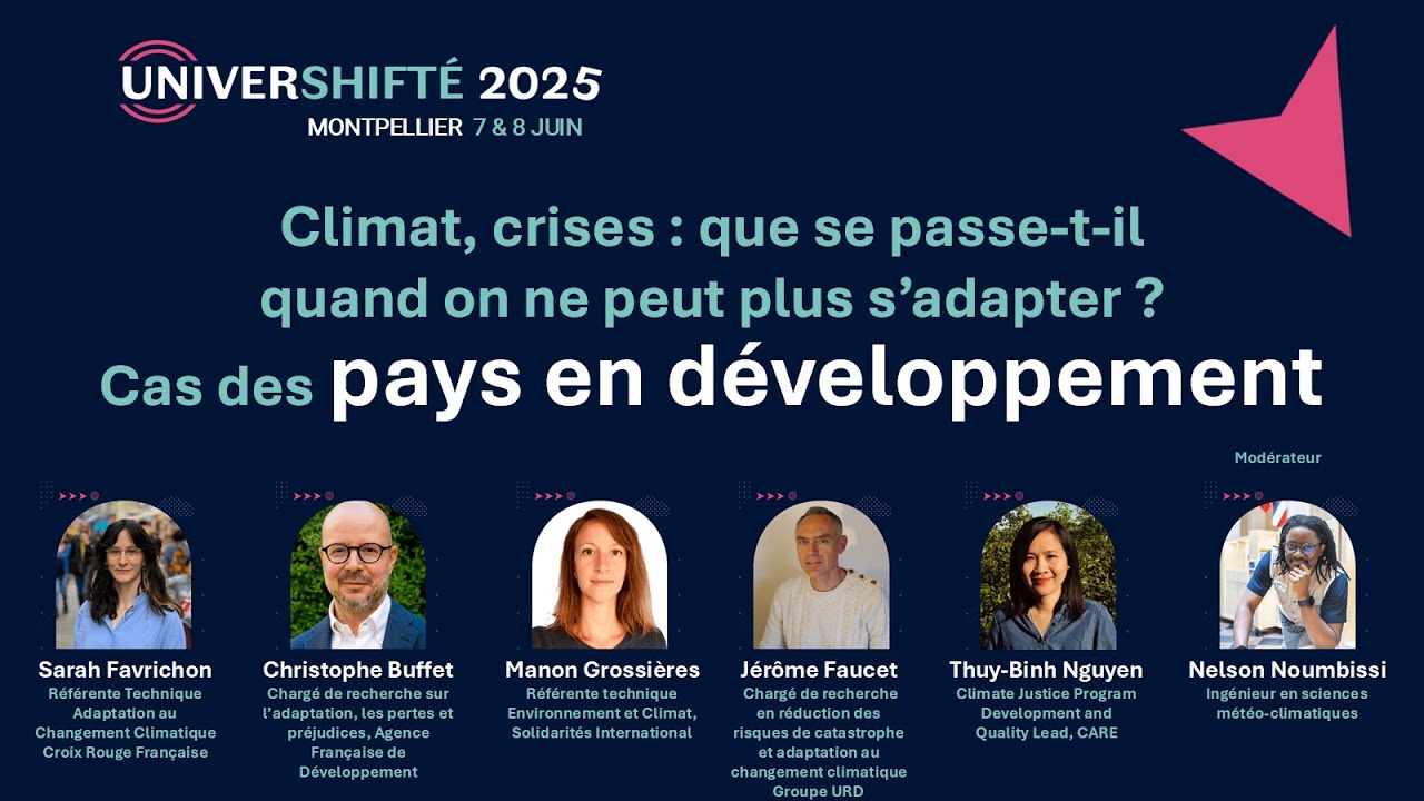 Climat, crises  que se passe t il quand on ne peut plus s'adapter ? Cas des pays en développement