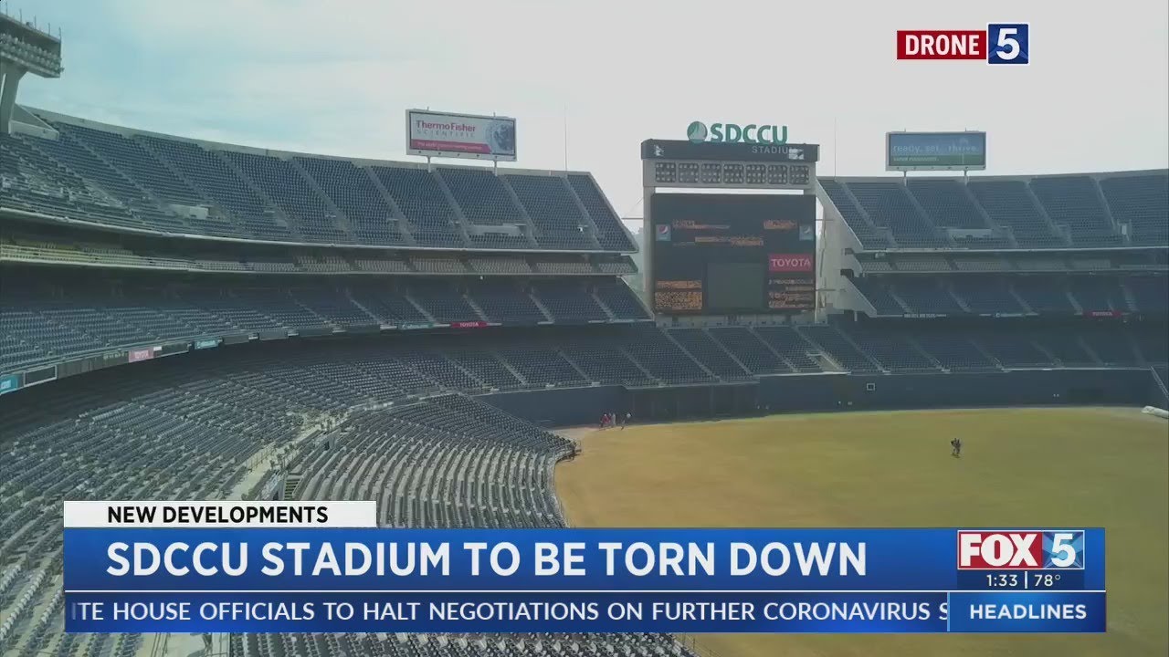 A Final Look At SDCCU Stadium Before It's Torn Down