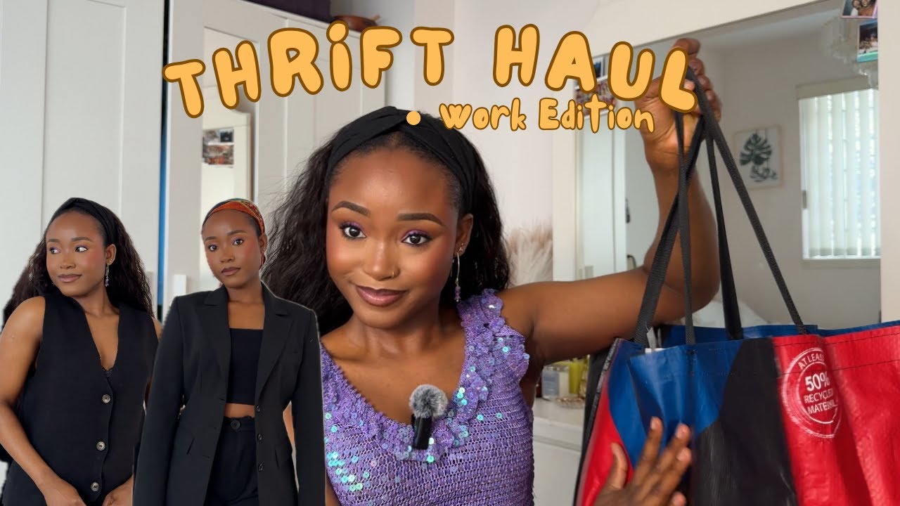 Thrift With Me + Try On Haul | Workwear Edition | Business Casual | Corporate & Spring '25 Fashion