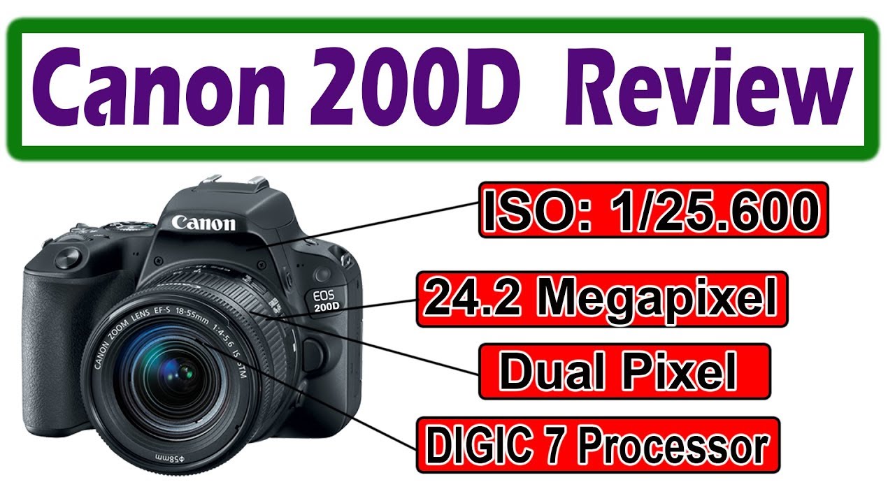 Canon 200D EOS DSLR & Rebel SL2 Bangla Review Photovision