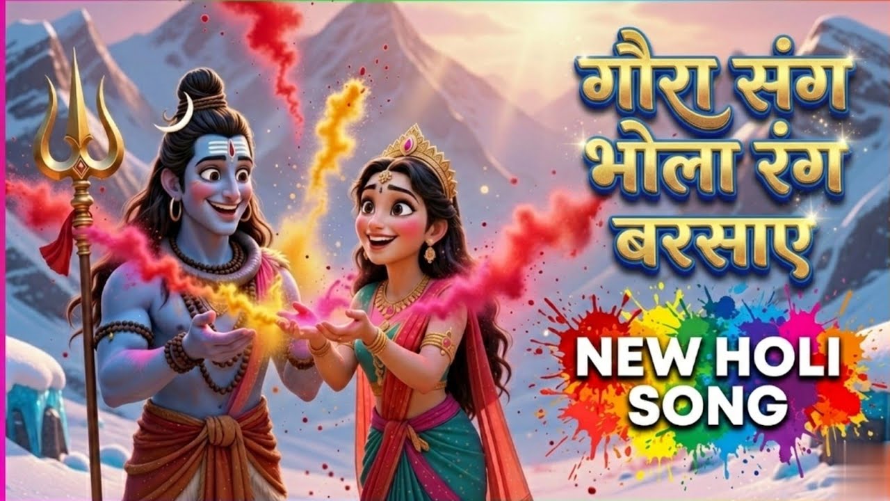 Best Holi Song New|Holi song|गौरा संग भोला रंग बरसाए|Holi song 2026|Bhajan NK