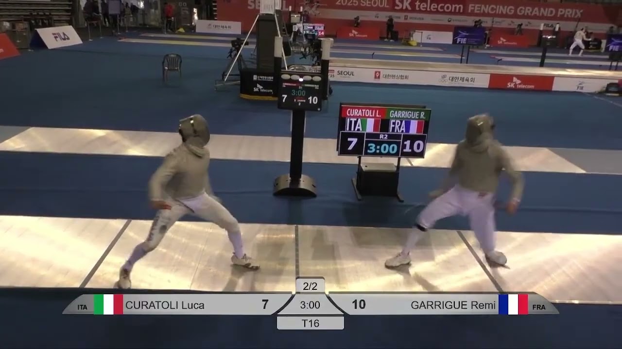 Seoul Grand Prix 2025 SMS - L16 - Luca Curatoli ITA v Remi Garrigue FRA